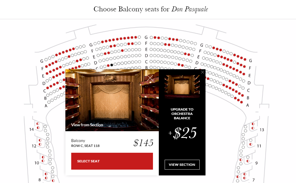 Met Opera Upsell